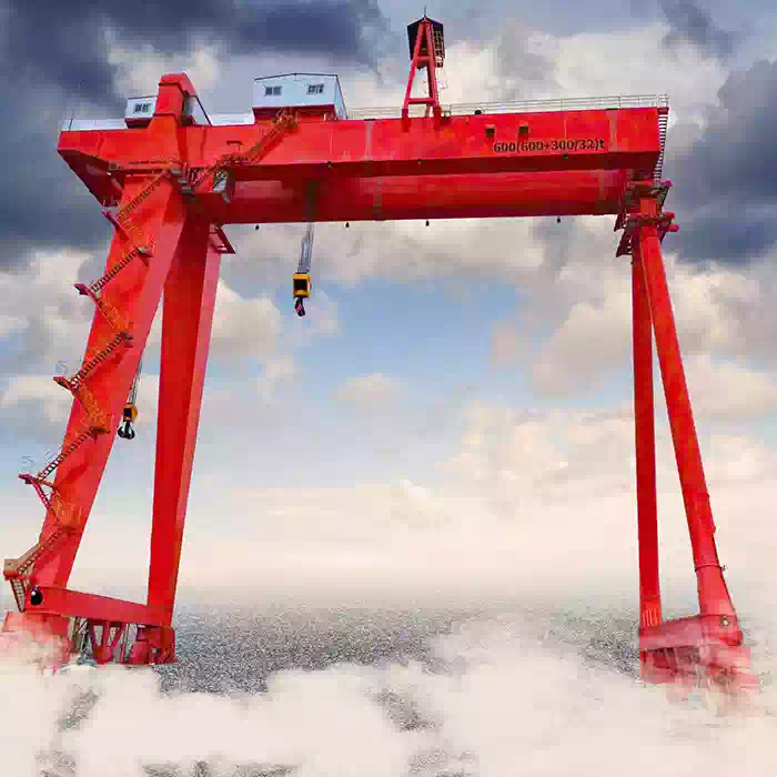 Guangdong Yue Hydropower Project 600t New Chinese Large Portal Crane