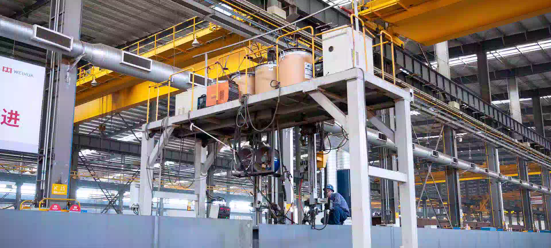 Double gun gantry welding center